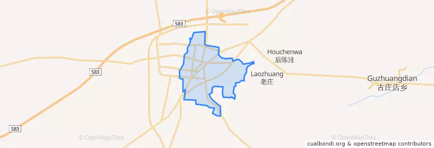 Mapa de ubicacion de Fengrui Subdistrict.