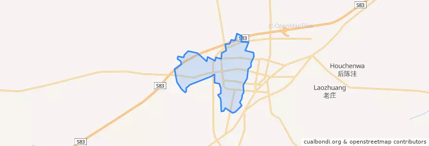 Mapa de ubicacion de Shizhi Subdistrict.