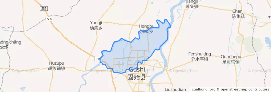 Mapa de ubicacion de 番城街道.