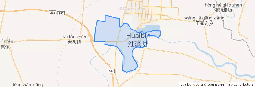 Mapa de ubicacion de 顺河街道.