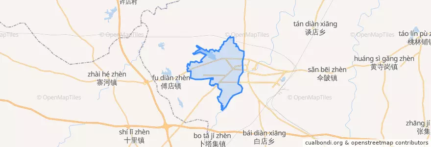 Mapa de ubicacion de 春申街道.