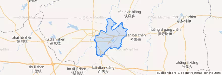 Mapa de ubicacion de 弋阳街道.