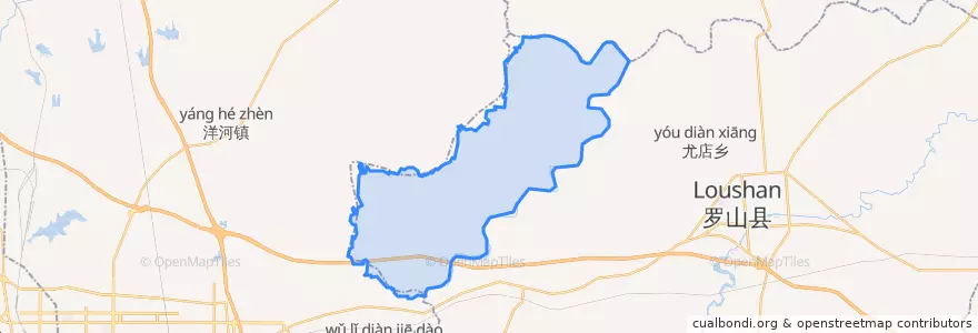 Mapa de ubicacion de Gaodian.