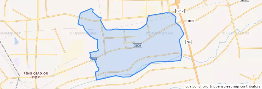 Mapa de ubicacion de 平东街道.