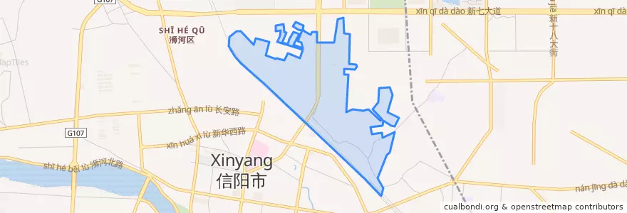 Mapa de ubicacion de 羊山街道.