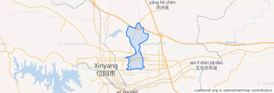 Mapa de ubicacion de 龙飞山街道.
