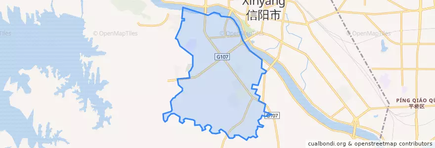 Mapa de ubicacion de 湖东街道.