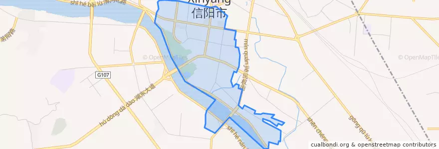 Mapa de ubicacion de 老城街道.
