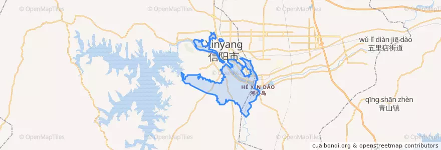 Mapa de ubicacion de 五星街道.