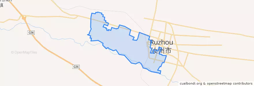 Mapa de ubicacion de 洗耳河街道.