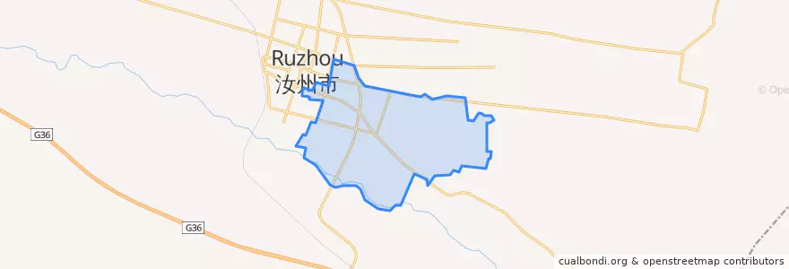 Mapa de ubicacion de 钟楼街道.