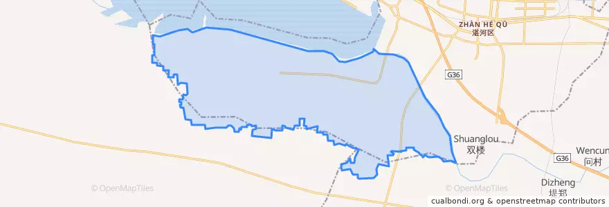 Mapa de ubicacion de 曹镇乡.