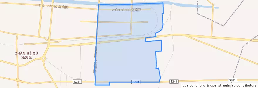 Mapa de ubicacion de 轻工路街道.