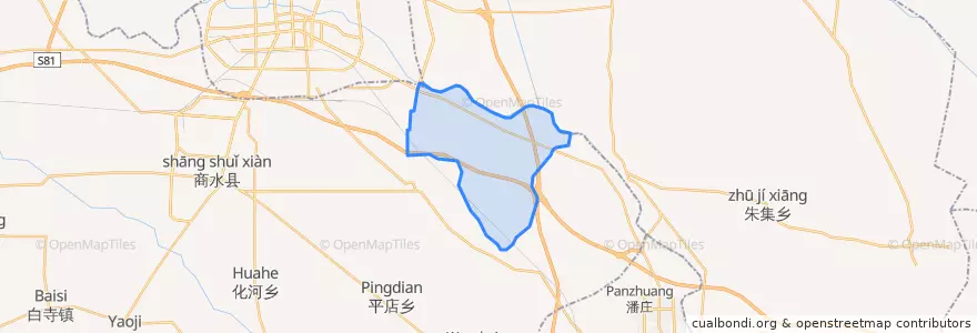 Mapa de ubicacion de Libukou.