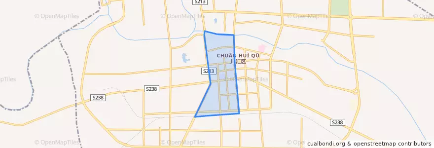Mapa de ubicacion de 陈州回族街道.