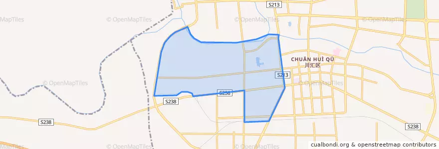 Mapa de ubicacion de 荷花街道.