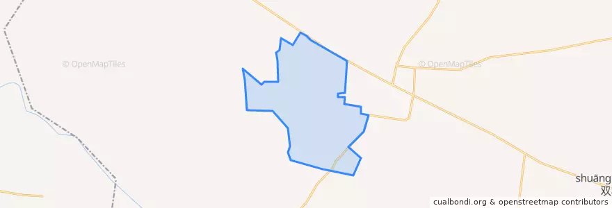 Mapa de ubicacion de Xincheng Subdistrict.