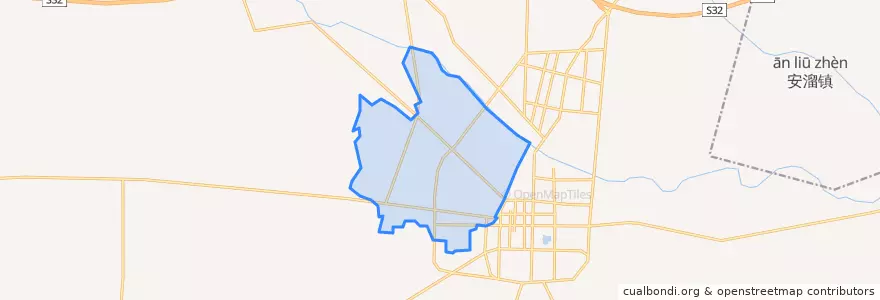 Mapa de ubicacion de 鸣鹿街道.