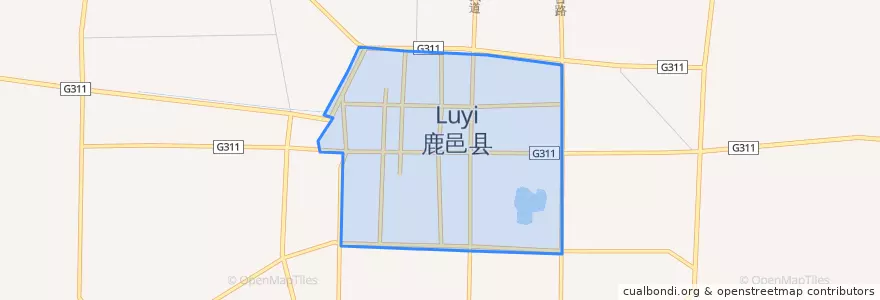 Mapa de ubicacion de Zhenyuan Subdistrict.