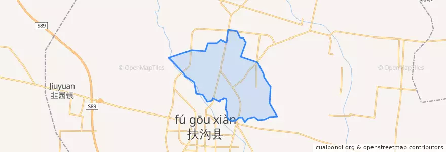 Mapa de ubicacion de 扶亭街道.