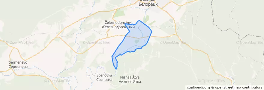 Mapa de ubicacion de Ломовский сельсовет.