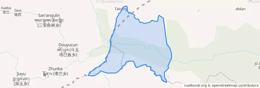 Mapa de ubicacion de Taksing Circle.