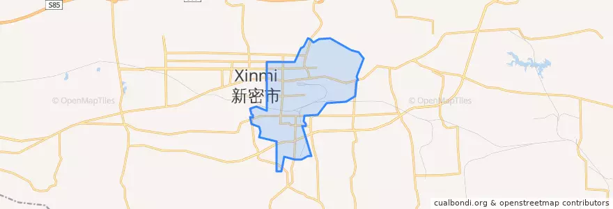 Mapa de ubicacion de 新华路街道.