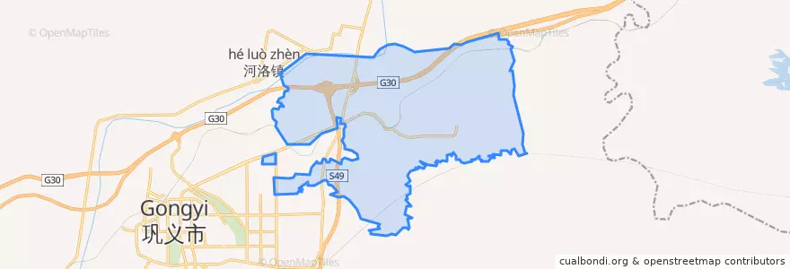 Mapa de ubicacion de 站街镇.