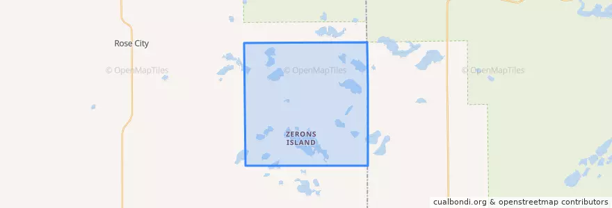 Mapa de ubicacion de Hill Township.