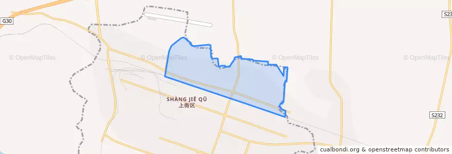 Mapa de ubicacion de Gongyelu Subdistrict.
