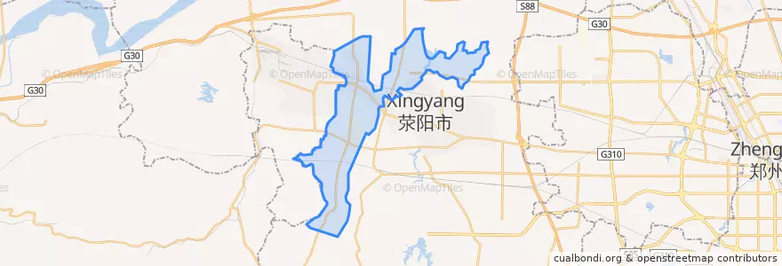 Mapa de ubicacion de 城关乡.