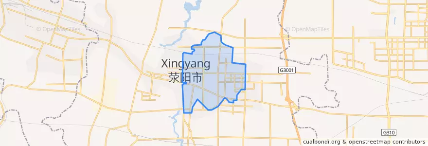Mapa de ubicacion de Jingchenglu Subdistrict.
