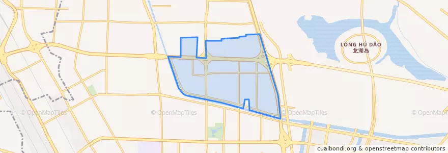 Mapa de ubicacion de 北林路街道.