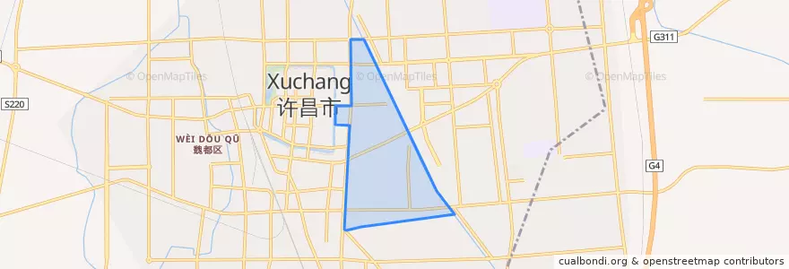 Mapa de ubicacion de 文峰街道.