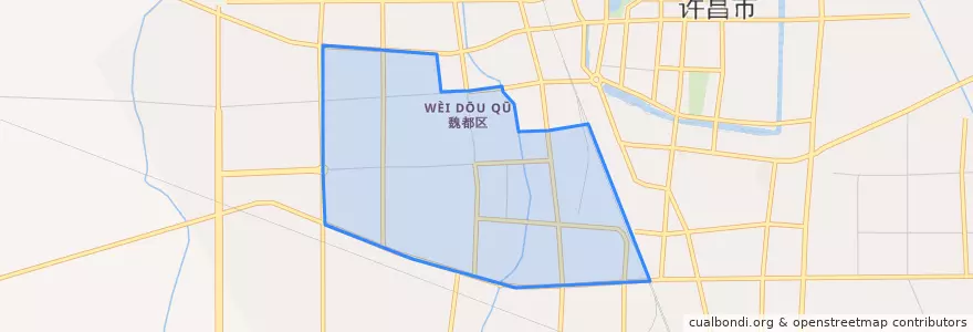 Mapa de ubicacion de Wuyilu Subdistrict.