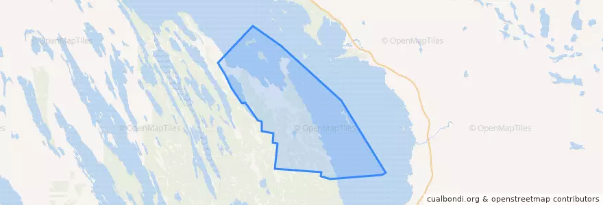 Mapa de ubicacion de Толвуйское сельское поселение.