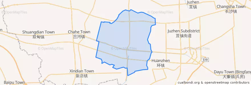 Mapa de ubicacion de 马塘镇.