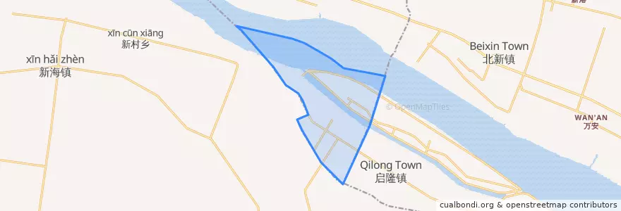 Mapa de ubicacion de 海永镇.