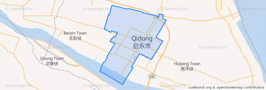 Mapa de ubicacion de 汇龙镇.