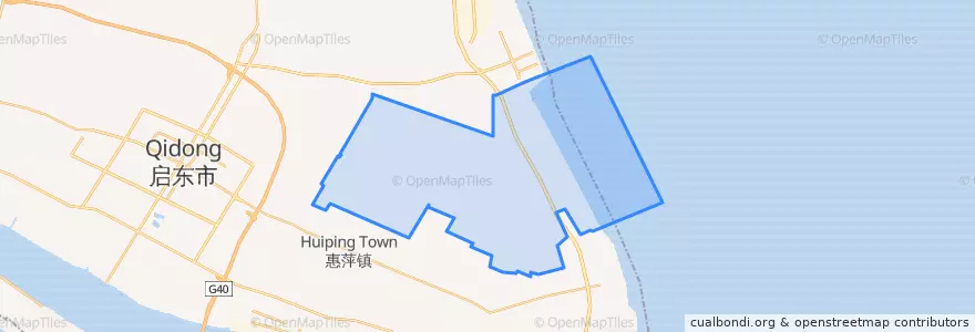 Mapa de ubicacion de 东海镇.
