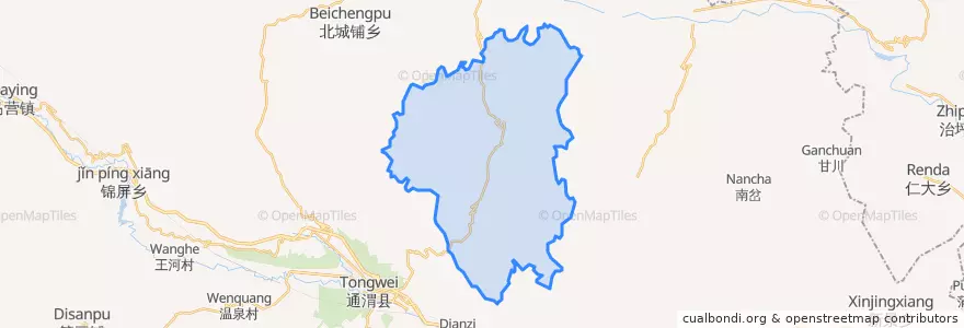 Mapa de ubicacion de 陇阳镇.
