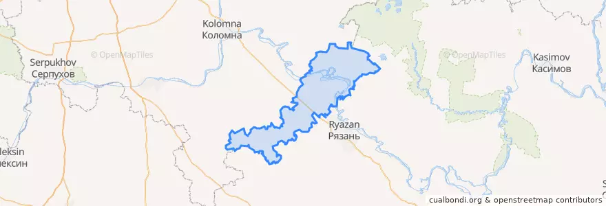 Mapa de ubicacion de Rybnovsky District.
