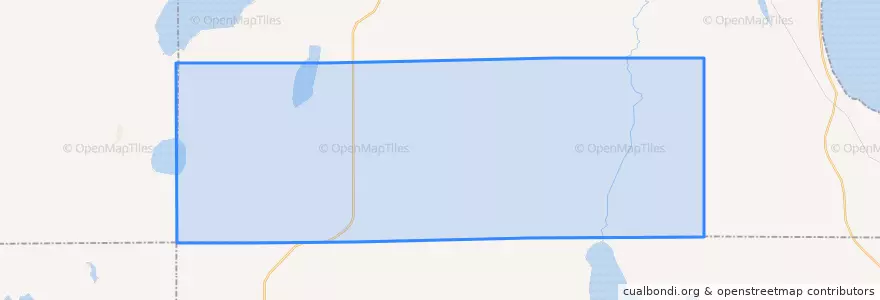 Mapa de ubicacion de Ossineke Township.
