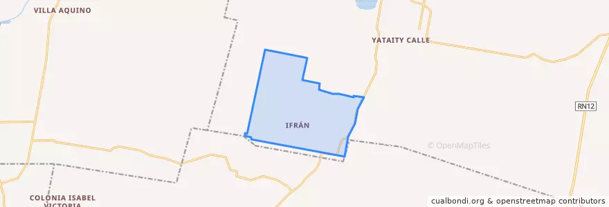 Mapa de ubicacion de Punta Ifrán.