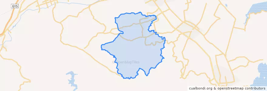 Mapa de ubicacion de 望里镇.