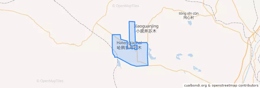 Mapa de ubicacion de 包尔盖农场.
