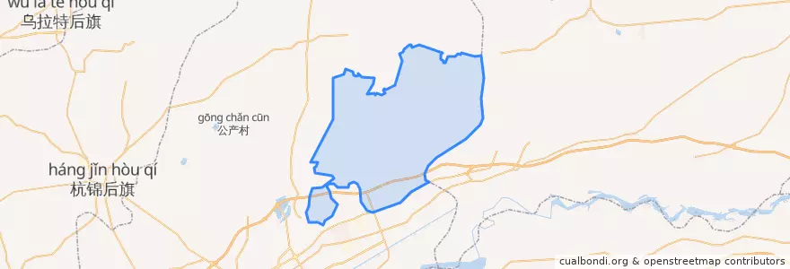 Mapa de ubicacion de 乌兰图克镇.
