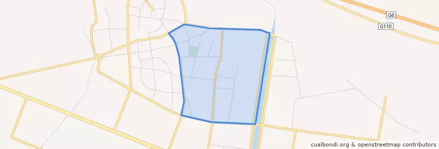 Mapa de ubicacion de 南圪洞街道办事处.
