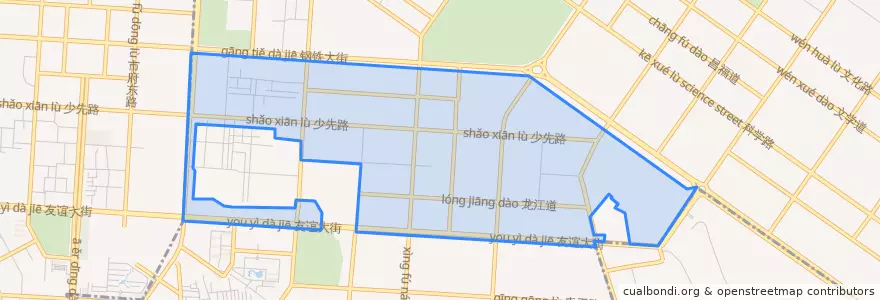 Mapa de ubicacion de 万青路街道办.
