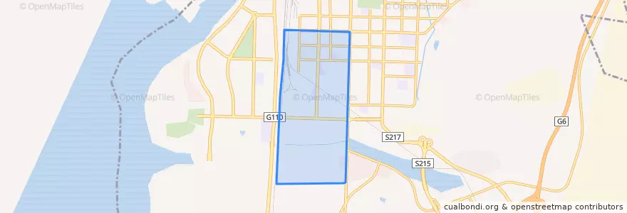 Mapa de ubicacion de 新华西街道办事处.